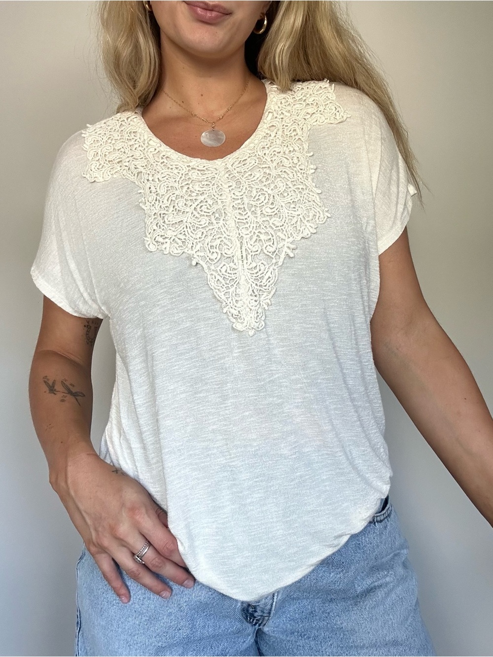Maurice’s Y2K Short Sleeve Bow Top